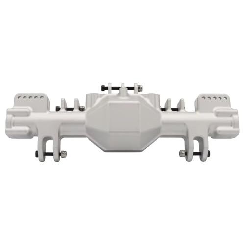 QOAKSDY RC Teile Für Losi Für LMT 1/8 RC Auto Für Monster Truck DIY Upgrade Teile Aluminiumlegierung Vorder-Hinterachsgehäuse(Silver) von QOAKSDY