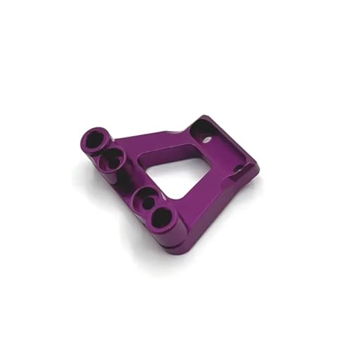 QOAKSDY RC Teile Für MJX Für Hyper Für Go 14209 14210, Metall-Frontstützrahmen, Stützhalterung, 1/14 RC-Car-Upgrade-Teile-Zubehör(Purple) von QOAKSDY