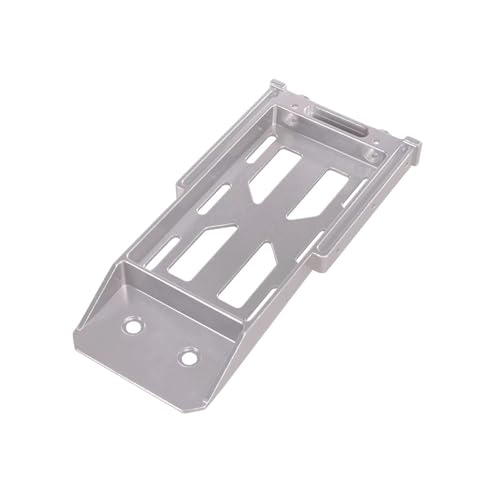 QOAKSDY RC Teile Für MN Für MN128 Für MN86 G500, Batteriefach Aus Aluminiumlegierung, Fest Für Sitz-Upgrade-Teile, 1/12 Fernbedienungsauto(Silver) von QOAKSDY