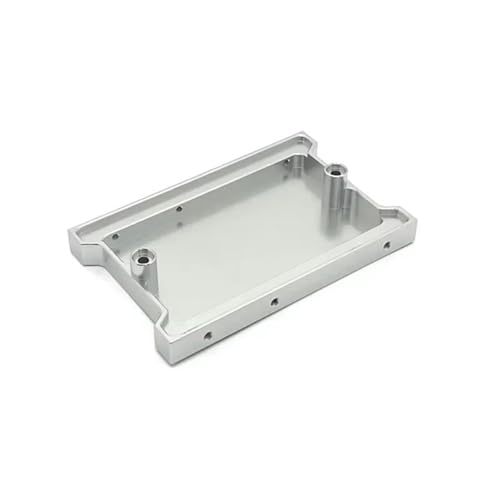 QOAKSDY RC Teile Für MN99S MN98 Metall-Servohalterung, Empfängerhalterung, Balken-Querträger-Set, 1/12 RC-Car-Upgrade-Teile-Zubehör(Silver,Rear) von QOAKSDY