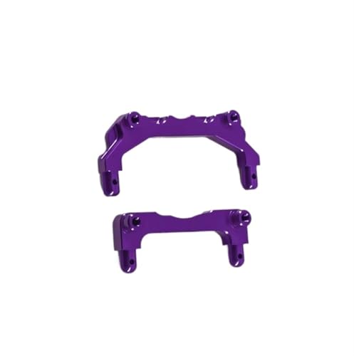 QOAKSDY RC Teile Für Mjx Für Hyper Für Go 14210 14209 Upgrade-Teile CNC-Aluminiumlegierung Vorder- Und Hinterschalensäulen 1/14 RC-Autozubehör(Purple) von QOAKSDY