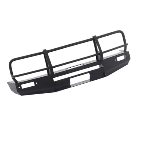 QOAKSDY RC Teile Für SCX10 Für TRX4 1/10 RC Crawler Bull Bars Metallrohr Frontwinde Bar Stoßstange Für Chassis Für LC80 Karosserie-Upgrade-Teile(B Bumper with lamp) von QOAKSDY