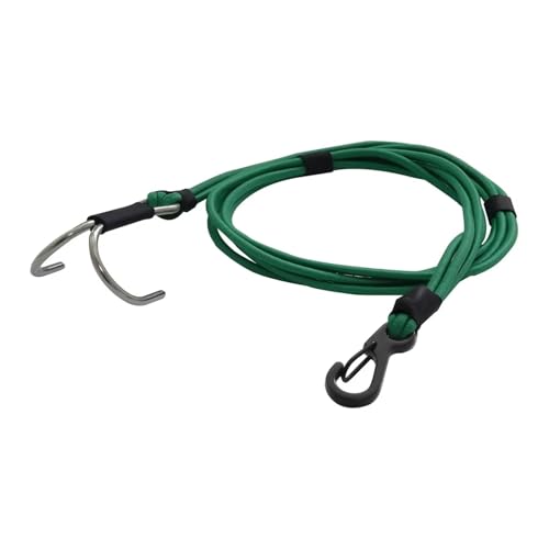 QOAKSDY RC Teile Für TRX4 D90 TF2 Für SCX10 Für Power Für Wagon 20 Zoll Elastischer Kinetischer Windengurt Mit Haken Für 1/10 RC Rig Crawler Body(Green) von QOAKSDY