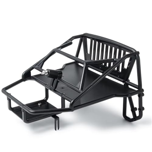 QOAKSDY RC Teile Für TRX4 Für Axial Für SCX10 90046 1/10 RC Crawler Auto Upgrade Teile Zubehör Kunststoff Körper Cab/Back-Half Cage(Rear Cage) von QOAKSDY