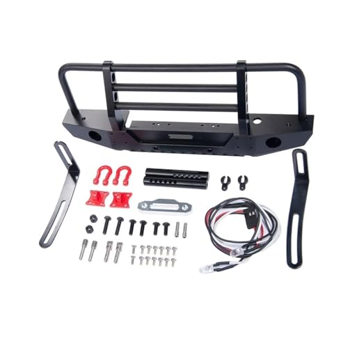 QOAKSDY RC Teile Für TRX4 Für Bronco Für Defender 1/10 RC Crawler Autozubehör Metall-Frontstoßstange Mit Verstellbarem Windenmontagelicht QOAKSDY RC Teile Für TRX4 Für Bronco Für Defender 1/10 RC Crawler Autozubehör Metall-Frontstoßstange Mit Verstellbarem Windenmontagelicht von QOAKSDY