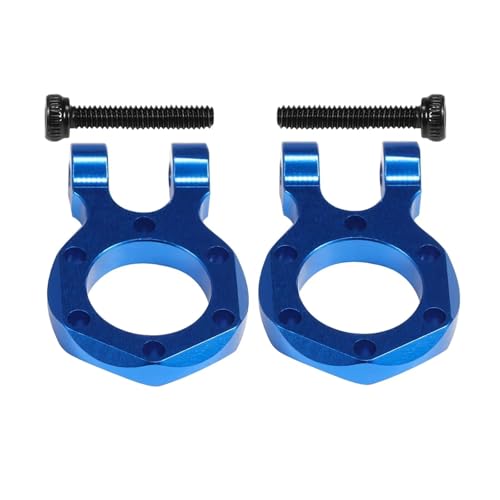 QOAKSDY RC Teile Für TRX4 Für SCX10 TF2 Für Wrangler Für Gladiator Für Element Für Enduro 2 Stück Stoßstange D-Ring Abschlepphaken 1/10 RC Crawler Auto(Dark Blue) von QOAKSDY