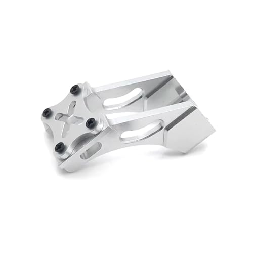QOAKSDY RC Teile Für WLtoys 144010 14400 124017 124019 1/14 1/12 RC Autoteile Metall Upgrade Retrofit Heckplattenhalterung(Silver) von QOAKSDY