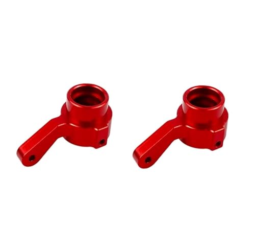 QOAKSDY RC Teile Für WPL C14 C24 C34 C44 B14 B1 B16 B24 B36 Für MN D90 D91 Für MN99S RC Autoteile Vorderachsbrücke Lenkbecher Turn Cup Kit(Red) von QOAKSDY