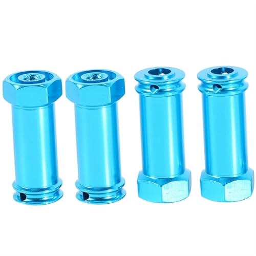 QOAKSDY RC Teile Für Wltoys A959 A949 A969 A979 1/18 rc Cars Upgrade-Teile Aluminium 12 Mm Sechskantnabe 24 Mm Verlängerungsadapter Spurverbreiterung von QOAKSDY