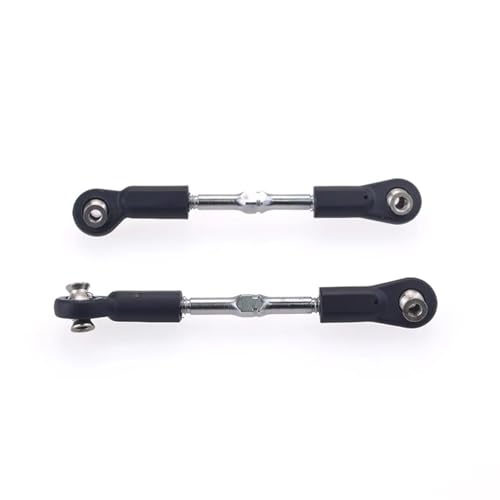 QOAKSDY RC Teile Für Zd Für Racing 9116 9020 9072 9071 9203 08425 08426 08427 08428 1/8 RC-Autoteile, 2-teiliges Metall, 75-85 Mm Lenkstange von QOAKSDY