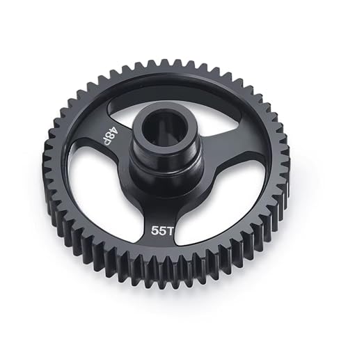 QOAKSDY RC Teile Kompatibel Mit 4-Tec 2.0 1/10 RC Car Upgrade Teilen 48P 55T 62T Stirnradgetriebe Getriebe Zubehör(48P 55T) von QOAKSDY