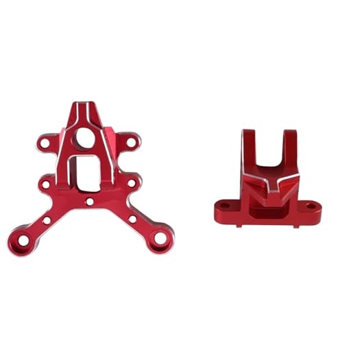 QOAKSDY RC Teile Kompatibel Mit ARRMA Für BLX 6S Für Typhon Für Outcast Für Talion Für Limitless Für Mojave 1/7 1/8 RC Car Center Brace Front Rear Mount(Red) von QOAKSDY