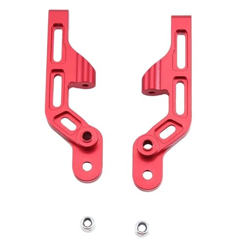 QOAKSDY RC Teile Kompatibel Mit ARRMA Für Infraction Für Limitless 1/7 RC Auto, Metall-Heckschale, Säule, Fester Rahmen, Hinterer Karosseriemontagerahmen(Red) von QOAKSDY