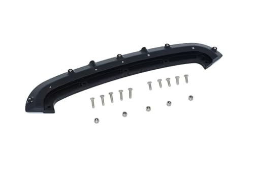 QOAKSDY RC Teile Kompatibel Mit ARRMA Für Limitless Für Infraction Für Felony 6S Für BLX 1/7 RC Auto Für Chassis Frontstoßstange Splitterhalterung Fest Für Sitz(Black) von QOAKSDY