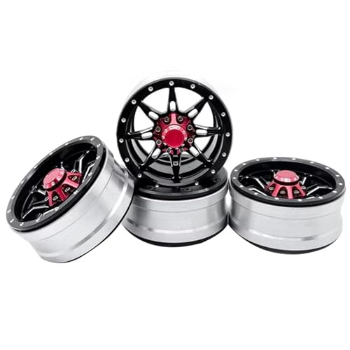 QOAKSDY RC Teile Kompatibel Mit AXIAL Für SCX10 III CC01 D90 1/10 RC Crawler Car Upgrade-Teile 4 Stück Aluminiumlegierung 1,9 Zoll Beadlock-Radfelgennabe QOAKSDY RC Teile Kompatibel Mit AXIAL Für SCX10 III CC01 D90 1/10 RC Crawler Car Upgrade-Teile 4 Stück Aluminiumlegierung 1,9 Zoll Beadlock-Radfelgennabe von QOAKSDY