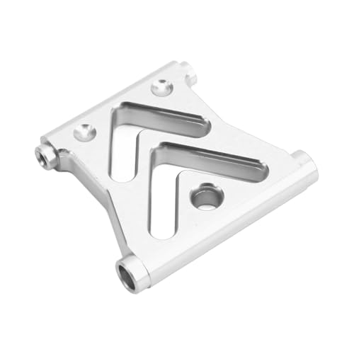 QOAKSDY RC Teile Kompatibel Mit Axial Für RBX10 1/10 Ferngesteuerte Fahrzeuge RC-Car-Frontblende Aluminiumlegierung Anti-Kollision-Lünette Frontstoßstange(Silver) von QOAKSDY