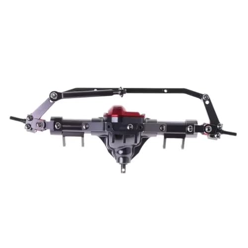 QOAKSDY RC Teile Kompatibel Mit Axial Für SCX10 1:10 RC Für Rock Crawler Auto RC Auto CNC Metall Vordere Hinterachse Upgrade Teile(Front) von QOAKSDY
