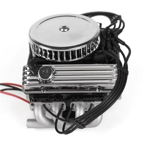 QOAKSDY RC Teile Kompatibel Mit Axial Für SCX10 90046 Für TRX4 D90 1/10 RC Crawler Car Modifizierte Teile Simulieren Sie Motorkühlungsventilatoren Kühler von QOAKSDY