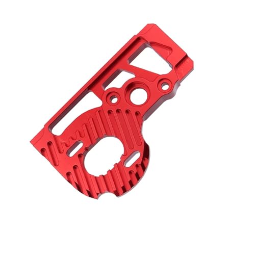 QOAKSDY RC Teile Kompatibel Mit Axial Für SCX10 Für PRO Wärmeableitung Upgrade Teile Aluminium Motorhalterung 1/10 RC Crawler Zubehör(Red) von QOAKSDY