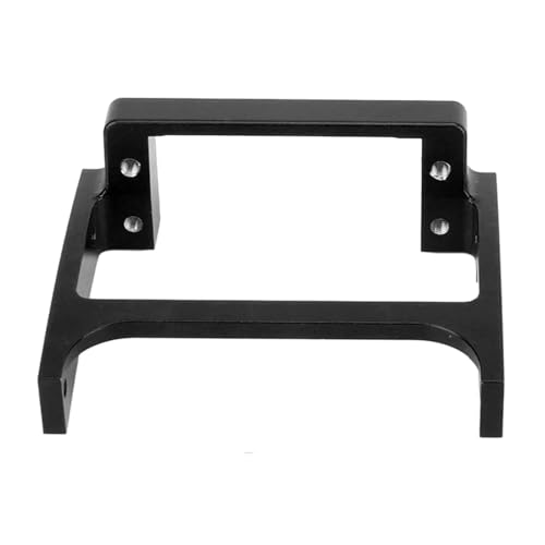 QOAKSDY RC Teile Kompatibel Mit Axial Für SCX10 II 1/10 RC Autos Crawler Servohalterung Ersatz Aluminiumlegierung Stabile Servohalterung Upgrade-Teile(Black) von QOAKSDY