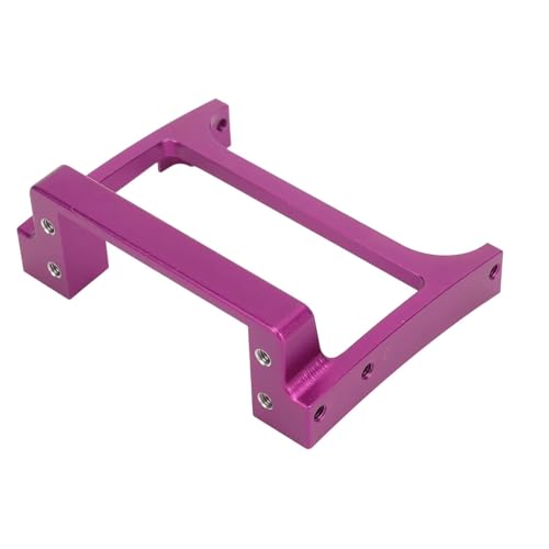 QOAKSDY RC Teile Kompatibel Mit Axial Für SCX10 II 1/10 RC Autos Crawler Servohalterung Ersatz Aluminiumlegierung Stabile Servohalterung Upgrade-Teile(Purple) von QOAKSDY