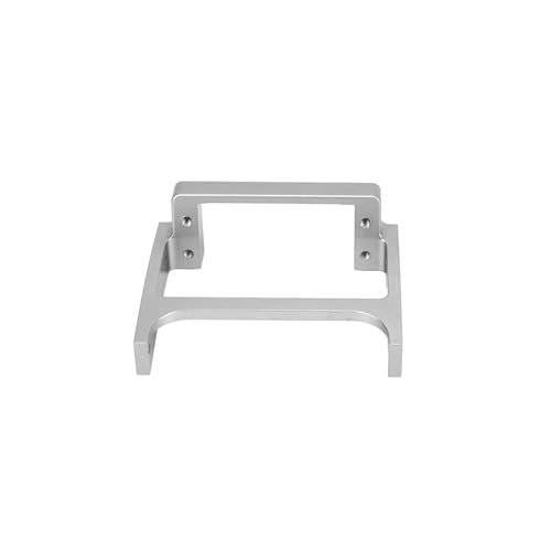 QOAKSDY RC Teile Kompatibel Mit Axial Für SCX10 II 1/10 RC Autos Crawler Servohalterung Ersatz Aluminiumlegierung Stabile Servohalterung Upgrade-Teile(Silver) von QOAKSDY