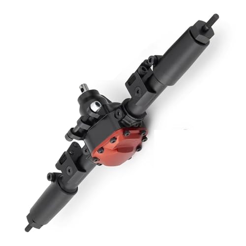 QOAKSDY RC Teile Kompatibel Mit Axial Für SCX10 II 90046 1/10 RC Für Rock Crawler Auto Für Modell-Upgrade-Teile CNC-Aluminiumlegierung Vorne Hinterachse(Rear) von QOAKSDY