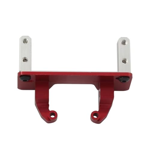 QOAKSDY RC Teile Kompatibel Mit Axial Für SCX10 II 90046 AR44 MN999 Metall-Upgrade-Teile Achse Servohalterung Basisständer Für 1/10 RC Crawler(Red) von QOAKSDY