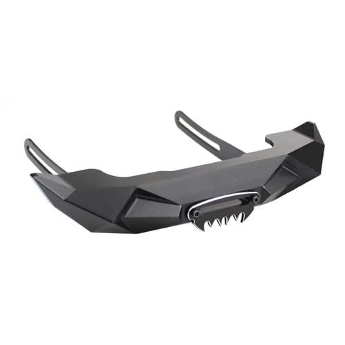 QOAKSDY RC Teile Kompatibel Mit Axial Für SCX10 II Für Defender, Aluminiumlegierung, Frontstoßstange, 1/10 RC Crawler, Upgrade-Teile, Zubehör von QOAKSDY
