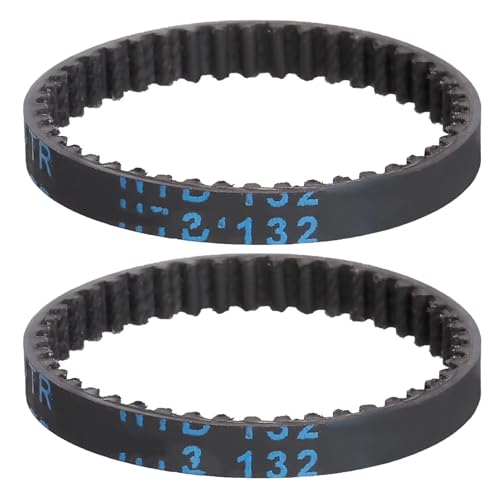 QOAKSDY RC Teile Kompatibel Mit Axial Für SCX10 II III VS4-10 RC Auto Upgrade DIY Teile 2PCS 132mm Getriebe Antriebsriemen Ersatzzubehör von QOAKSDY