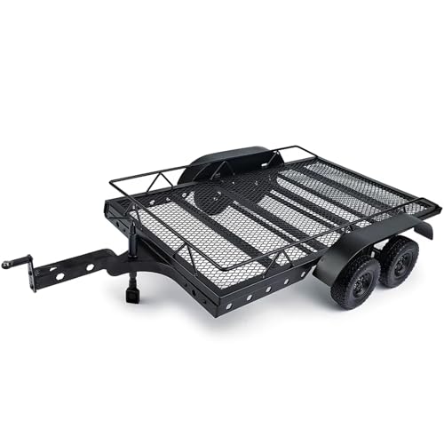 QOAKSDY RC Teile Kompatibel Mit Axial Für SCX10 LKW Für Modell-Upgrade-Teile Zubehör 1/10 RC Car Crawler 1 Set Metallkupplungsmontage-Anhänger-Kit(A) von QOAKSDY