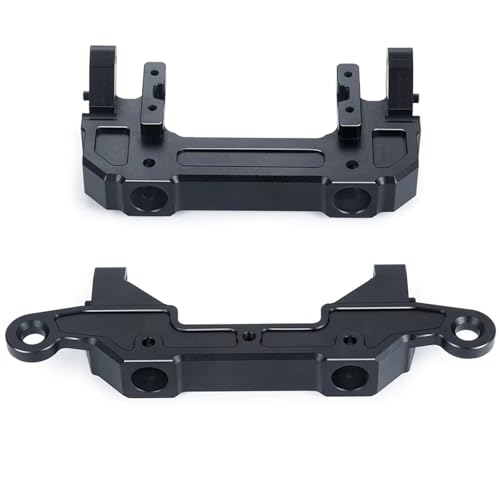 QOAKSDY RC Teile Kompatibel Mit Axial Für SCX6 AXI05000 Für JLU 1/6 RC Crawler Auto DIY Teile Aluminium Legierung Vorne/Hinten Stoßstange Halterungen(Rear and Front) von QOAKSDY
