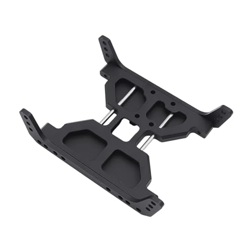 QOAKSDY RC Teile Kompatibel Mit Axial Für Scx10 Für Capra 1.9 Für UTB Upgrade-Teile Für Chassis-Unterfahrschutz-Metallübertragungsplatte 1/10 RC Crawler(Black) von QOAKSDY