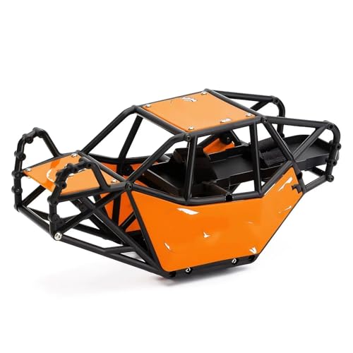 QOAKSDY RC Teile Kompatibel Mit Axial SCX10 II 90046, Kunststoff Für Rock Für Buggy Roll Cage Karosserie Für Chassis 1/10 RC Crawler Auto DIY Teile(Yellow) von QOAKSDY