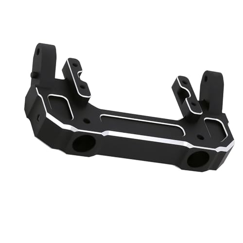 QOAKSDY RC Teile Kompatibel Mit Axial SCX6 Für JLU Für Wrangler 1/6 RC-Tuningteile, CNC-Aluminiumlegierung, Stoßdämpferhalterung Vorn Und Hinten, Stoßstangenhalterung(Front Bumper Mount) von QOAKSDY