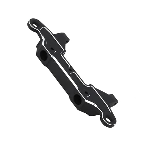 QOAKSDY RC Teile Kompatibel Mit Axial SCX6 Für JLU Für Wrangler 1/6 RC-Tuningteile, CNC-Aluminiumlegierung, Stoßdämpferhalterung Vorn Und Hinten, Stoßstangenhalterung(Rear Bumper Mount) von QOAKSDY