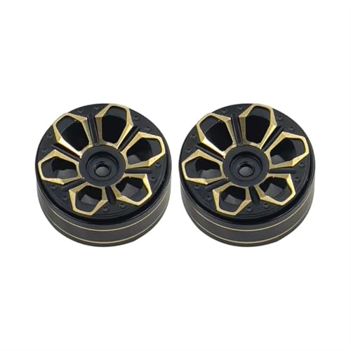 QOAKSDY RC Teile Kompatibel Mit Axial Scx24 TRX4m 90081 C10 Für Gladiator Metallradnabenfelgen Beadlock 1/18 1/24 RC Auto-Upgrades Teilezubehör(2Pcs) von QOAKSDY