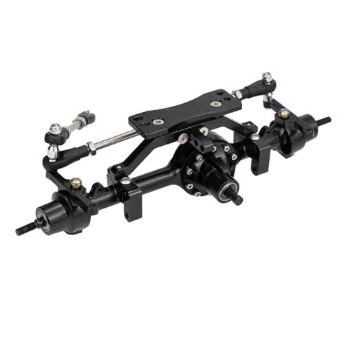 QOAKSDY RC Teile Kompatibel Mit D90 Yota II-Upgrade-Teilen, Vorder- Und Hinterachse Aus Aluminiumlegierung, CNC-gefräst, 1:10 RC Crawler, Ersatzzubehör(Front) von QOAKSDY