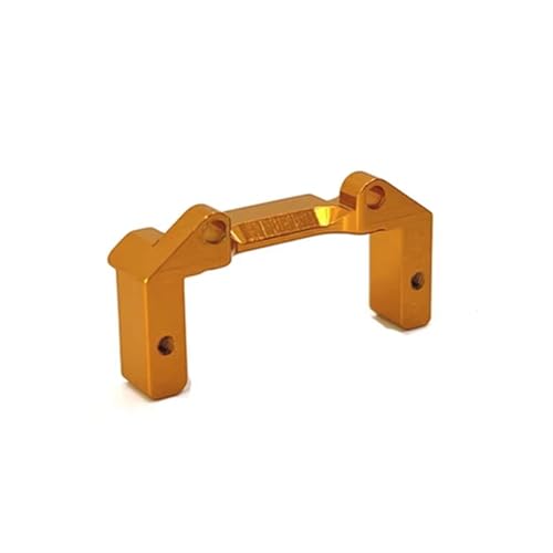 QOAKSDY RC Teile Kompatibel Mit FMS Für FCX24 1/24 RC Crawler Car Upgrade Ersatzteile Zubehör 1 Stück Metall-Servohalterung(Yellow) von QOAKSDY