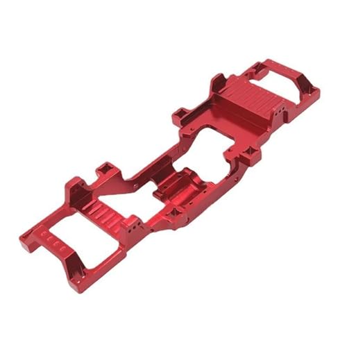 QOAKSDY RC Teile Kompatibel Mit FMS Für Xiaoqi Für FCX24 Aluminiumlegierung Upgrade-Modifikationsrahmen Für Fahrgestellrahmen 1/24 RC Autoteile Zubehör(Red) von QOAKSDY