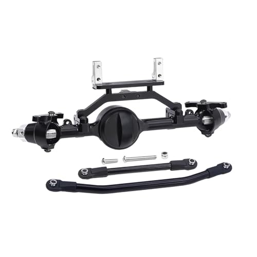 QOAKSDY RC Teile Kompatibel Mit Gelande II TF2 D90 D110 Für Yota II 1/10 RC Crawler, Gerade Achsen, CNC-Aluminiumlegierung, Vorder- Und Hinterachsensatz(Front) von QOAKSDY