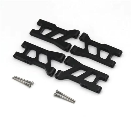 QOAKSDY RC Teile Kompatibel Mit HS 18301 18302 18311 18312 18321 18322 1/18 Ferngesteuertes Auto, Metallteile Vorne Und Hinten Am Saum(Black) von QOAKSDY