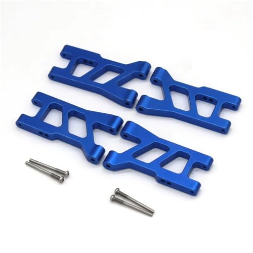 QOAKSDY RC Teile Kompatibel Mit HS 18301 18302 18311 18312 18321 18322 1/18 Ferngesteuertes Auto, Metallteile Vorne Und Hinten Am Saum(Blue) von QOAKSDY