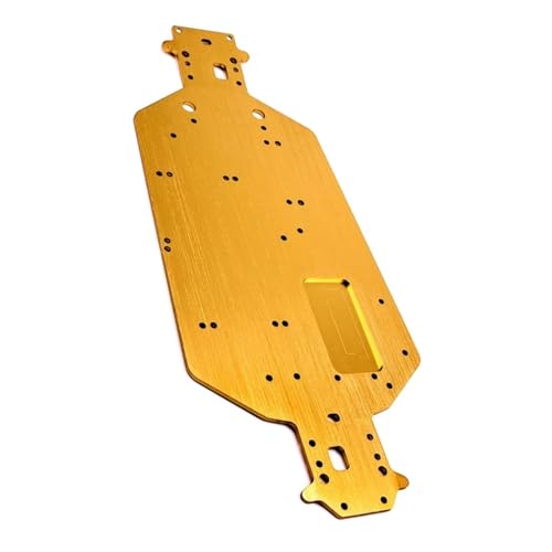 QOAKSDY RC Teile Kompatibel Mit HSP 94107 94170 94118 94111 04001 03601 Für Buggy Für Monster Truck Metall Für Chassis 1/10 Upgrade Teile Zubehör(Yellow) von QOAKSDY