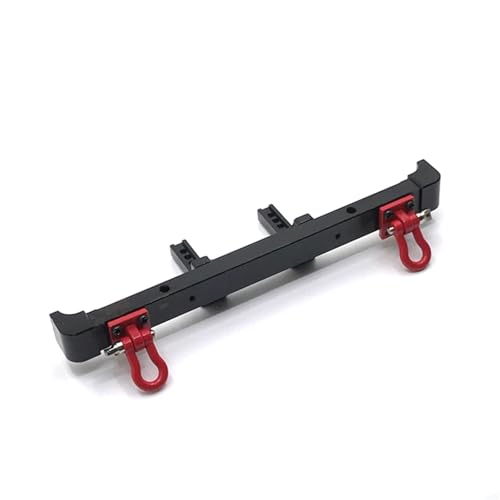 QOAKSDY RC Teile Kompatibel Mit HuangBo ZP1001 ZP1002 ZP1003 ZP1004 1/10 RC Autoteile Zubehör Metall Upgrade Refit Heckstoßstange(Black) von QOAKSDY