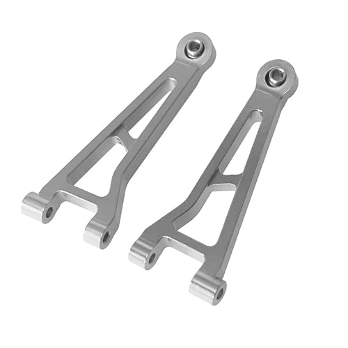 QOAKSDY RC Teile Kompatibel Mit Hyper Für Go 14209 14210 H14B Aluminiumlegierung Vorne Oben Für Schwingarm-Upgrade-Teile 1/14 Fernbedienungsauto-Upgrade-Teile(Silver) von QOAKSDY