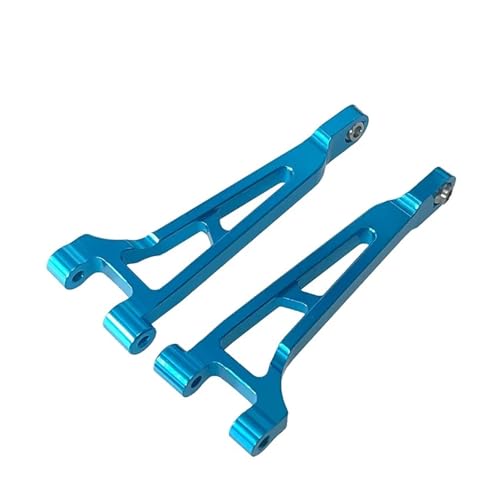 QOAKSDY RC Teile Kompatibel Mit Hyper Für Go Für MJX 14209 14210 H14BM Metall Upgrade Rear Upper Arm Zubehör 1/14 Fernbedienung Fahrzeugteile(Blue) von QOAKSDY