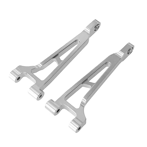 QOAKSDY RC Teile Kompatibel Mit Hyper Für Go Für MJX 14209 14210 H14BM Metall Upgrade Rear Upper Arm Zubehör 1/14 Fernbedienung Fahrzeugteile(Silver) von QOAKSDY