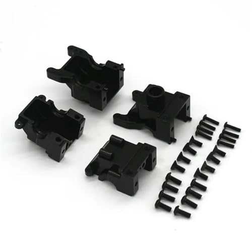QOAKSDY RC Teile Kompatibel Mit JLB 11101 21101 J3 1/10 Fernbedienung Auto Für Racing Metall Upgrade Zubehör Getriebe Shell EA1049(Black,2PCS) von QOAKSDY