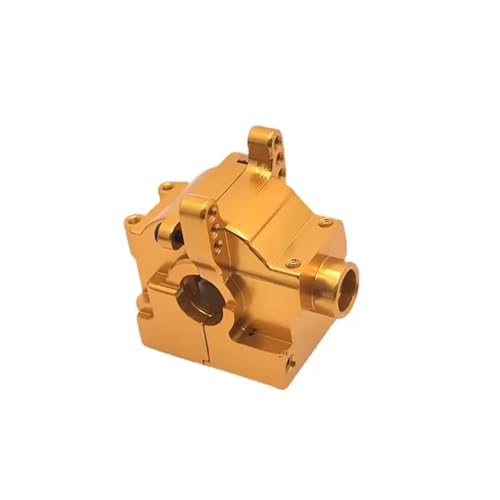 QOAKSDY RC Teile Kompatibel Mit JLB Für Racing Für Cheetah 4WD Für LKWs DIY-Teile 1:10 RC-Modell Metallgetriebegehäuse Shell Cover(Yellow) von QOAKSDY